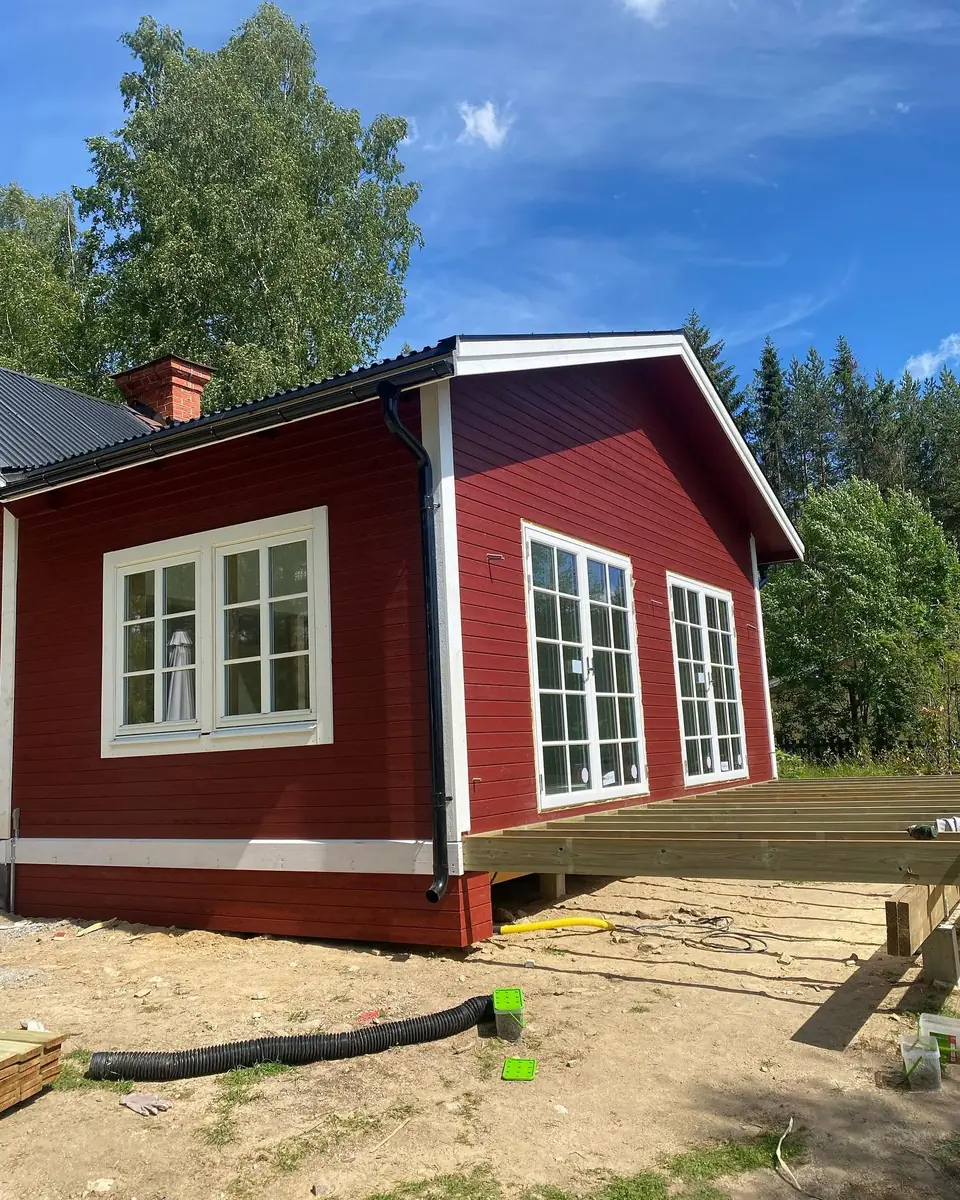 Renovering om och tillbyggnad
